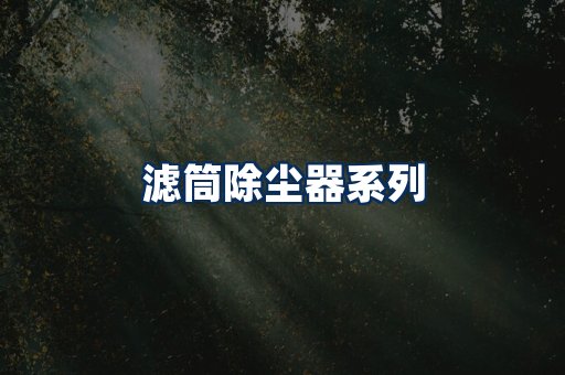 滤筒除尘器展示